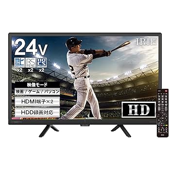 IRIE アイリー FFF-TV24SBK 24型 液晶テレビ テレビ Amazon | FFF 24V型 液晶テレビ FFF-TV24SBK ハイビジョン 番組